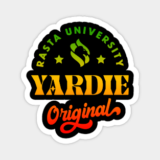 Rasta University Yardie Original Rasta Colors Reggae Magnet