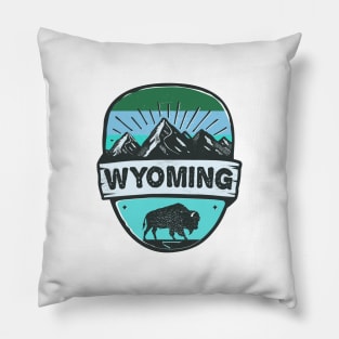 Wyoming Grand Teton National Park Bison Buffalo Cheyenne Casper Jackson Laramie Gillette Cody Pillow