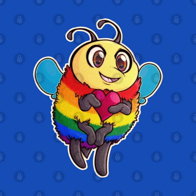 Pride Bee (Textless) by Zorveechu