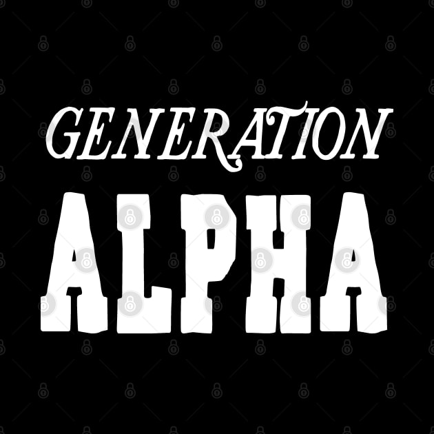 Generation Alpha Gen Alpha by Mindseye222