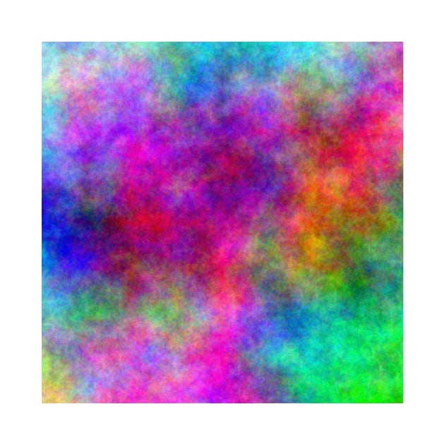 Abstract Fluorescent Neon Colorful Mist by Art by Deborah Camp