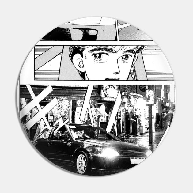 JDM VTI in Osaka Streets Manga Edition Pin by Outlaw Suit