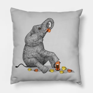 Espresso Elephant Trunk On Coffee Pillow