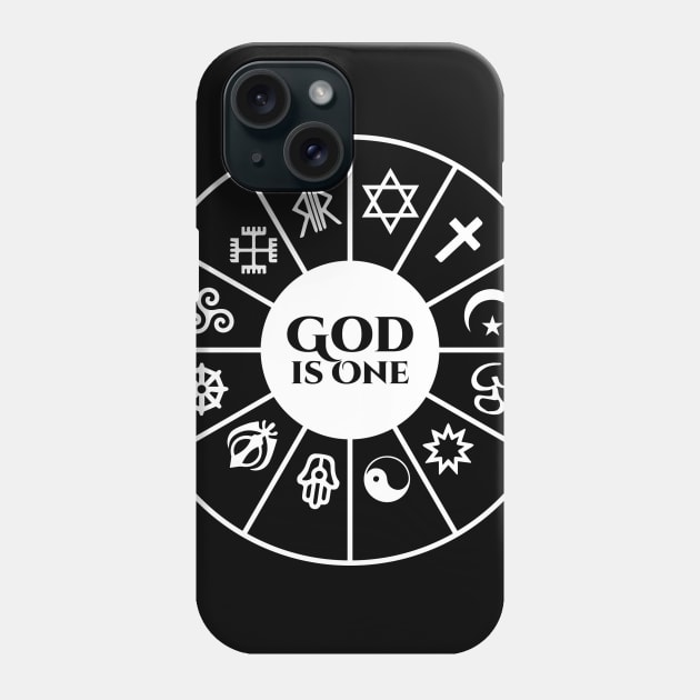 God is One Phone Case by clothed_in_kindness