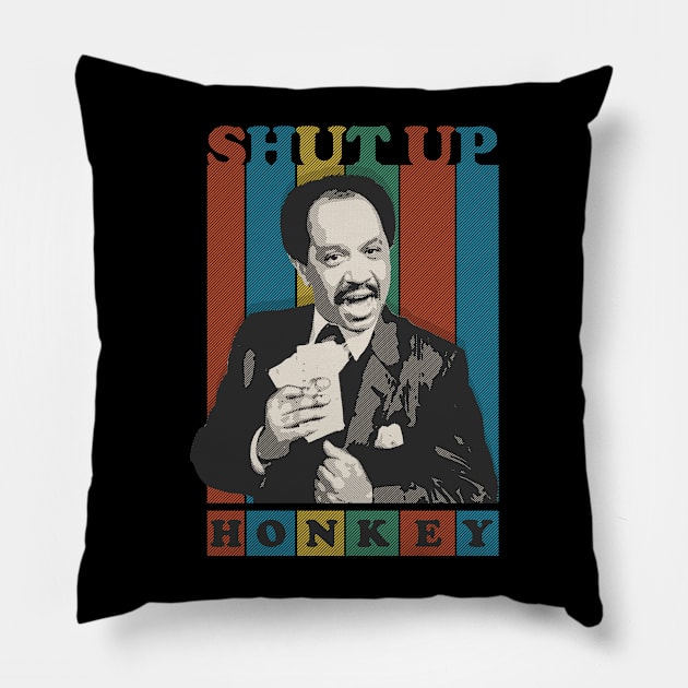 Retro Jefferson Honkey Pillow by PONGEISM STRIPEYE