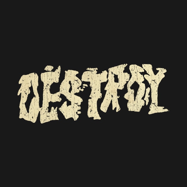 Destroy Classic Punk 1977 Vintage by RASRAP