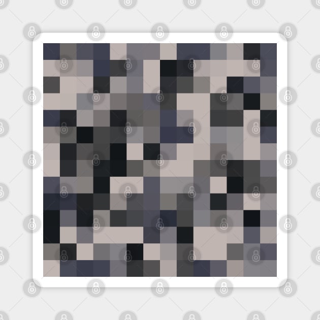 Pixels | Snow Leopard Magnet by PrinceSnoozy