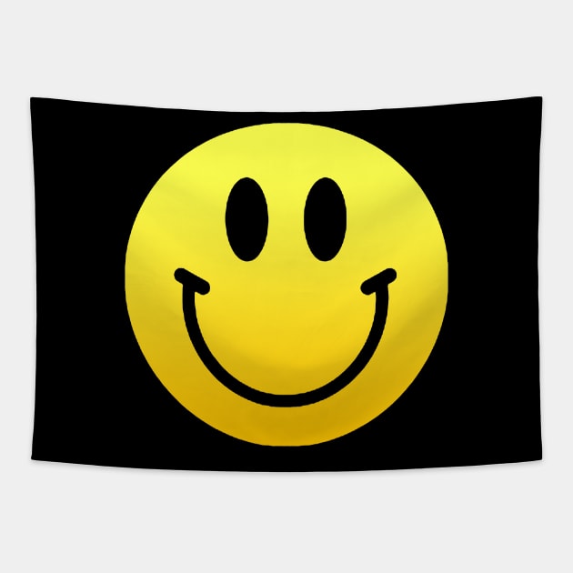 Mr Happy Smiley Face Positive Cute Tapestry by TeeAbe