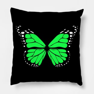 Butterfly Green Pillow