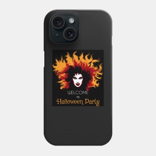 Welcome to Halloween Party Poster Phone Case