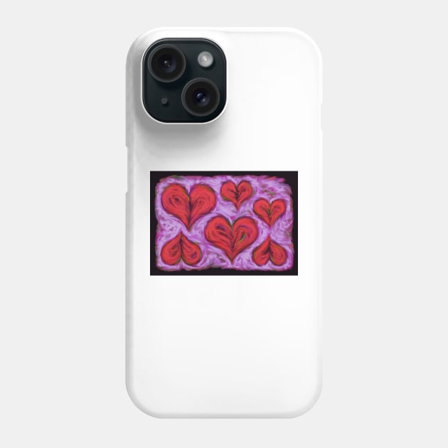 Heart drift Phone Case by Keith Mills