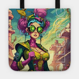 The Alluring Steam Punk Girl Tote