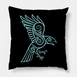 odin raven Pillow