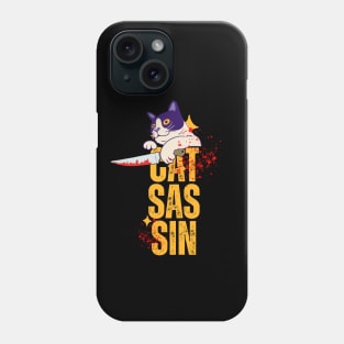 Catsassin Cat is Ready To Kill Phone Case