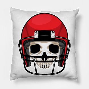 Skull American Football Sports Pillow