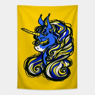 Los Angeles Football Unicorn Tapestry