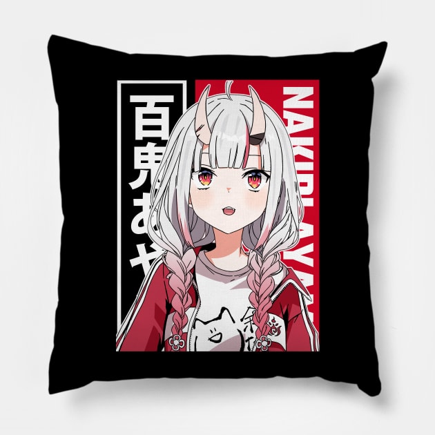 Nakiri Ayame in PT Uniform Pillow by UDTee92