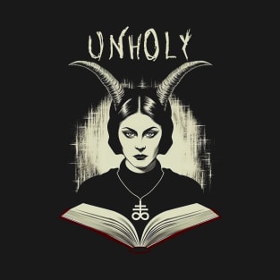 Dark Gothic Horror Unholy T-Shirt