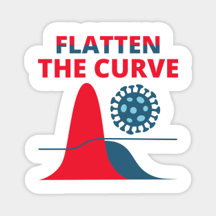 Flatten The Curve Magnet