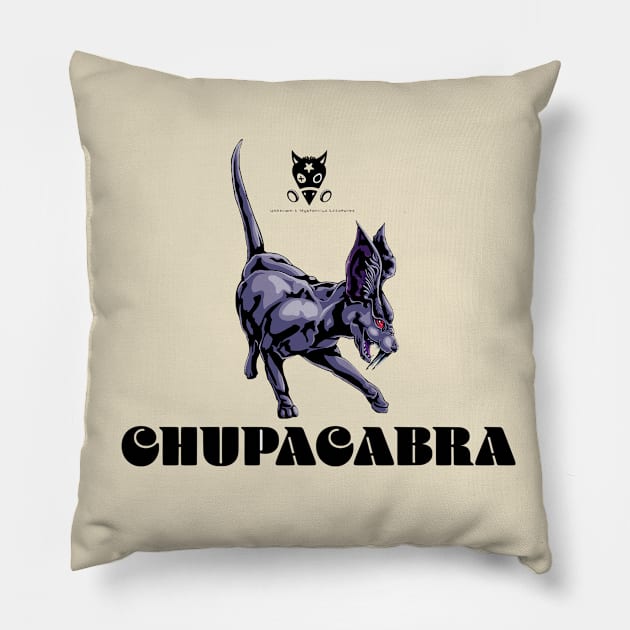 Chupacabra Pillow by kingasilas