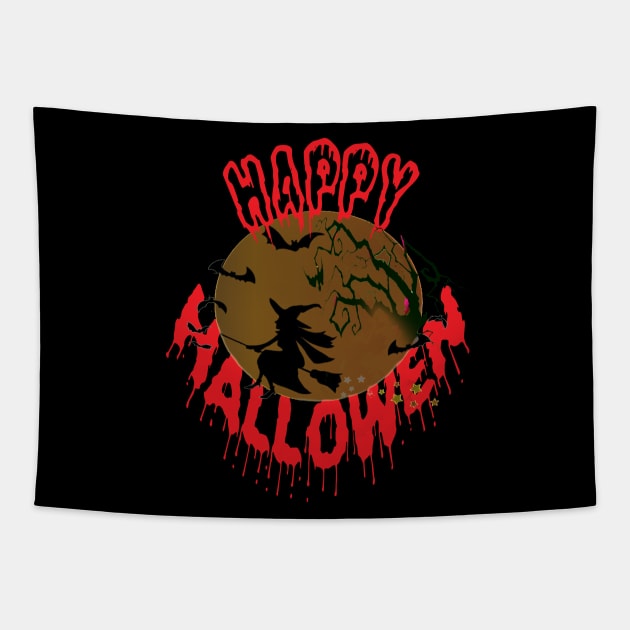 happy hallowen Tapestry by khadkabanc