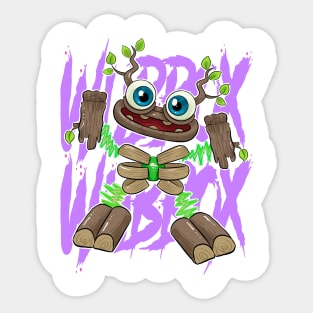 my singing monsters wubbox Sticker for Sale by FROMmetoyou1 in