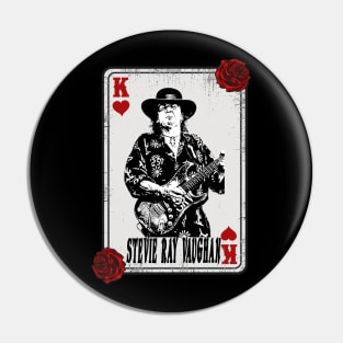 Vintage Card Stevie Ray Vaughan Pin