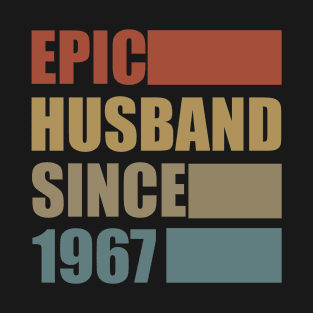 Vintage Epic Husband Since 1967 T-Shirt
