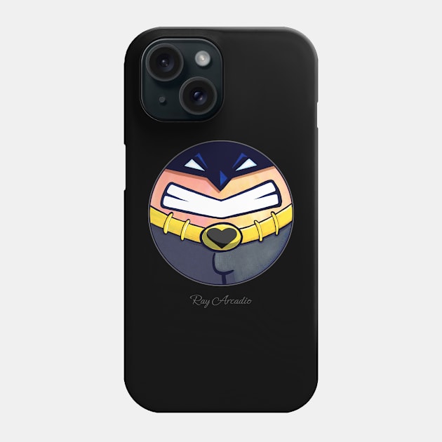 Mr. H3ro's Black Heart II Phone Case by inshapeuniverse