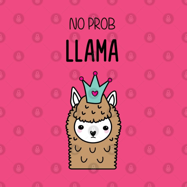 Funny Llama by Mint Cloud Art Studio