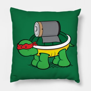 Turtle Power Raph Pillow