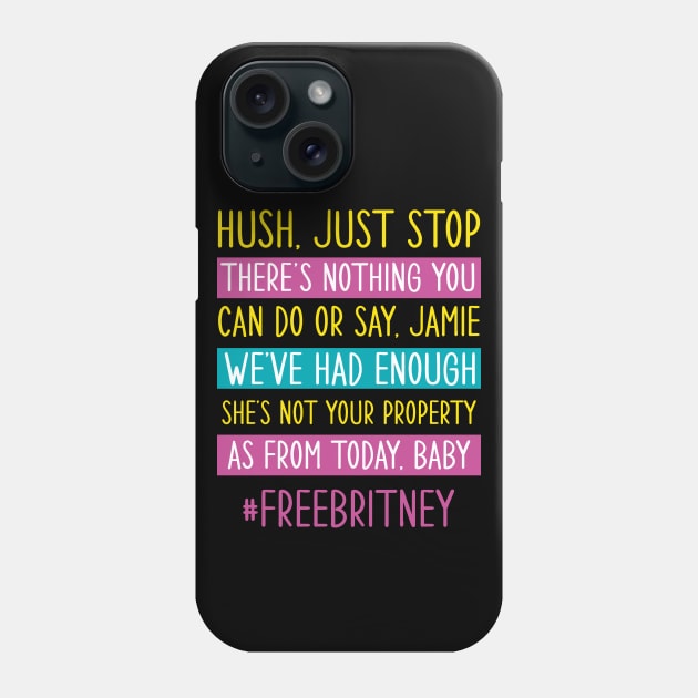 Free Britney Movement | Free Britney T-Shirt Phone Case by andreperez87