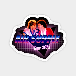 air supply concert tour 2023 Magnet