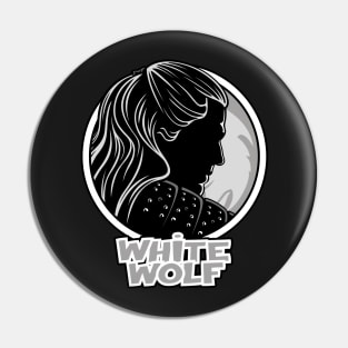 White Wolf Pin