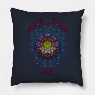 Psychedelic Fractal Manipulation Pattern Pillow