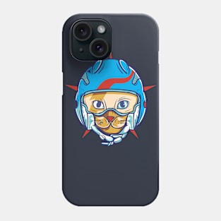 Cat in Blue Mask Phone Case