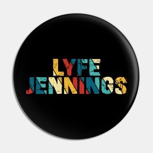 Retro Color - Lyfe Jennings Pin