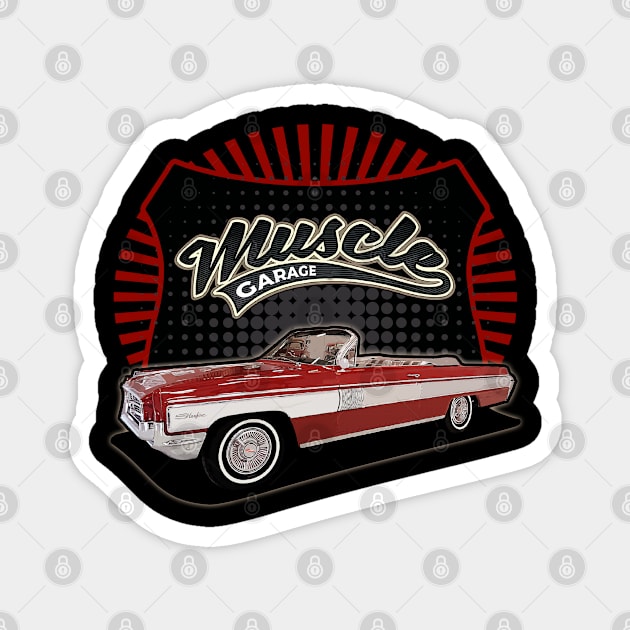 Oldsmobile Starfire Convertible 1962 car muscle Magnet by JocelynnBaxter