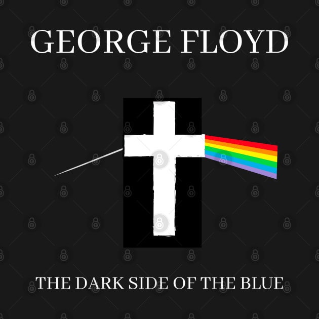 George Floyd Tribute in Style of a Classic Rock Album Cover, Cross Rainbow by SloppyOctopus.com