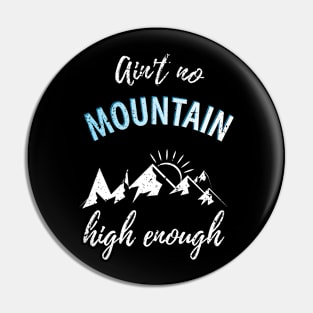 Mountains Hiking Pin