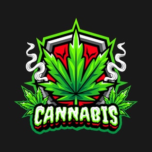 Cannabis Marijuana Leaf T-Shirt