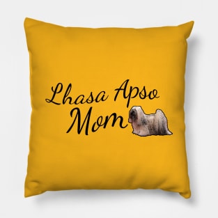 Lhasa Apso Dog Mom Pillow