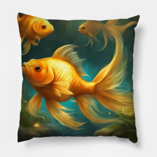 Gold Fish Chubby Pillow