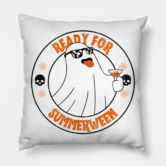 Ready For Summerween Pillow by Bruno Pires