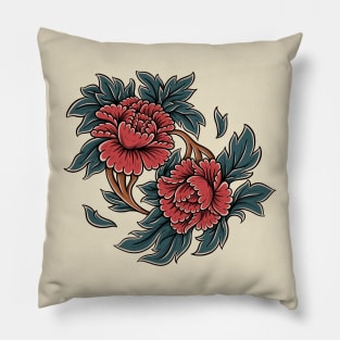 Twin roses Pillow