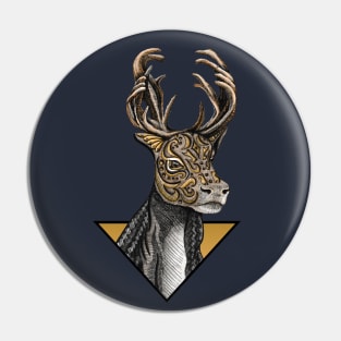 Reindeer Totem Animal, Caribou Pin