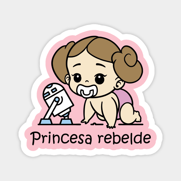 Princesa Rebelde jugando. Magnet by Yolanda84