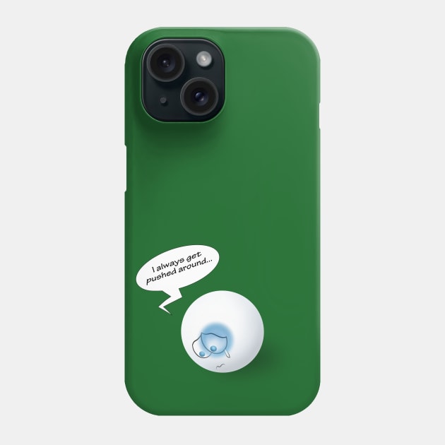 billiard ball blues Phone Case by shackledlettuce