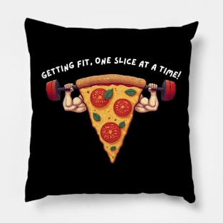 Slice & Sweat: Getting Fit, One Slice at a Time Pillow