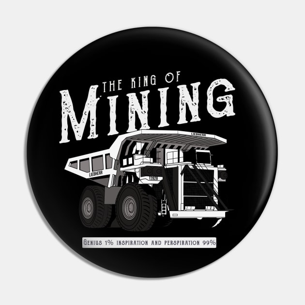 The King Of Mining Pin by damnoverload